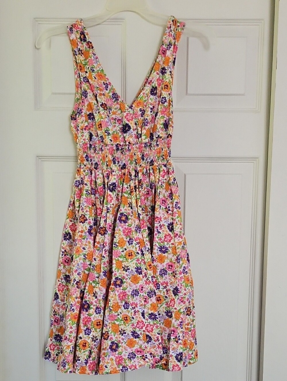 H&M Pink, Orange & Purple Floral Sundress